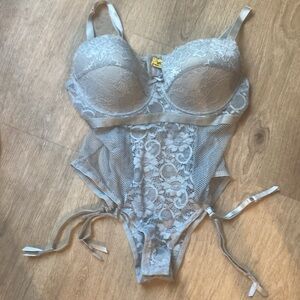 1x gray, sexy lace lingerie Valentine’s Day new !